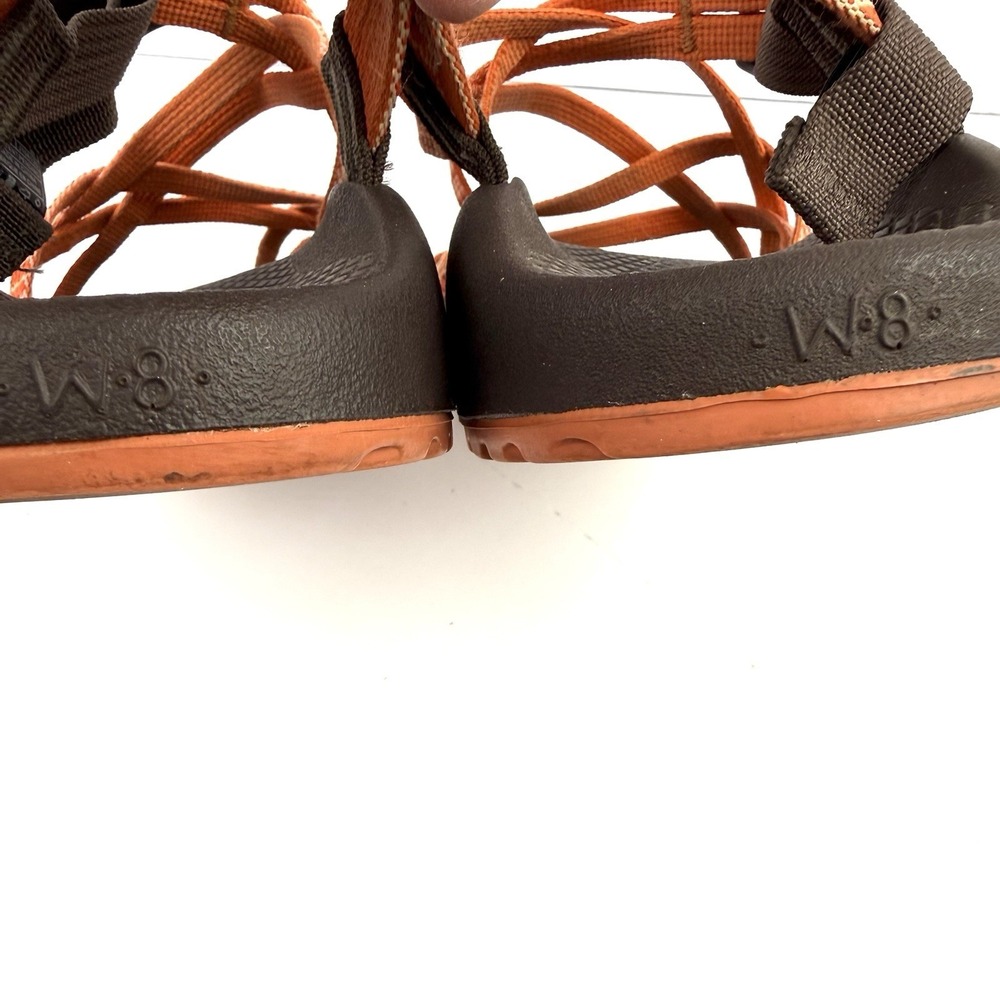 Chacos Z/X2 Sandals 8 Womens Orange Hiking Performance Shoes - Picture 6 of 8